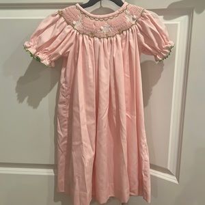 Shrimp & grits girls light pink bunny neckline